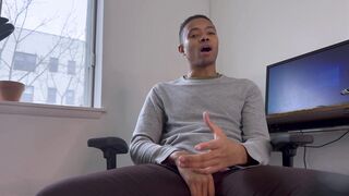 Get caught in your office denim: A dirty talk & handjob from a hot guy
