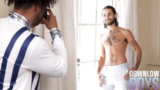 Tony Genius & his hung friend take turns fucking Jock's juicy ass in HD bareback porn