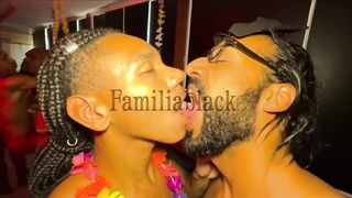 Finish your night with a wild ride on Crimson in this steamy interracial encounter!