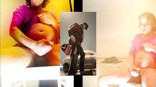Watch me pant and breath in ecstasy as my music plays in the background while I pleasure myself in a solo clip.