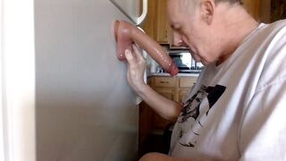Experience the ultimate meaty bone pleasure with this intense deepthroat and blowjob video