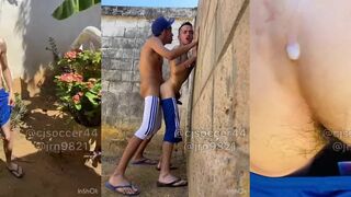JhonAndJavier get wild in public with their big Latin dicks