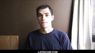 Hot Latino delivery boy cash for hot teen's bareback twink fuck