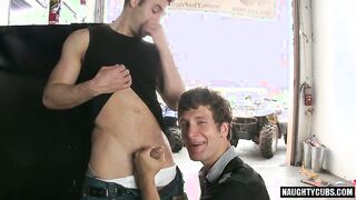 Hot Homos get down and dirty in a wild cum-sharing orgy with a hot jizz shoot