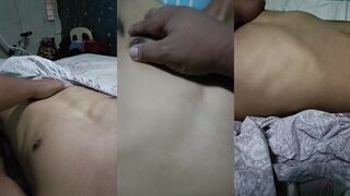 Pinoy Daddy Hunter gives a hot asian handjob to his young stud