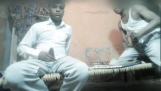 Young Indian boy and his precious mate indulge in hot bareback sex with big cocks