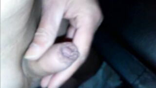 Iamacumeater enjoys solo anal play on chair while pleasing his big dick