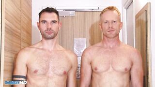 I'm with my boyfriend and we're in the shower together - watch me blow and dine like a French slut!