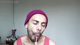 I want your dick, spit, and tongue while I lick your candy in HD