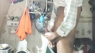 Asian amateur rubs down before getting a cumshot on her hand