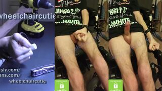 Watch Loves a Holiday Stroke - Bounded and Bound - struggle with a thick, muscular dick in HD