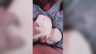 BoyInNY experiences explosive orgasm while enjoying real female POV action