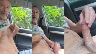 Watch this hot amateur babe get his tight ass and armpits filled with cum in a van