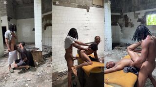 I seduce this hot Indian guy with a meaty black cock for a steamy, wild fuck session