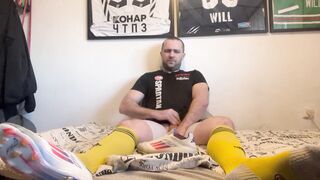 PolterXY's Homemade Soccer Sport: Jerking off to Jack and Jizm in Soccer Socks and Cleats