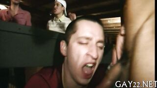 Watch this kinky amateur dude take a deep throat pounding while getting his tight ass drilled hard