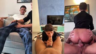 Hot homemade video of a brunette teen getting his ass drilled by a BBC in Ultra HD 4K