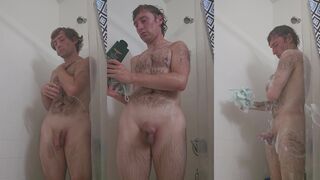 WildBuck1013's solo play with his big dong & a dildo