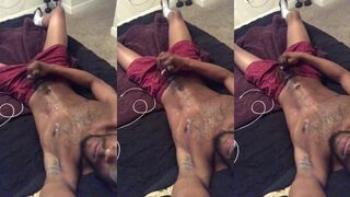 Kalel3488 gets super-naughty in the morning with a big black cock