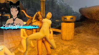 Skyrim B and L - A Steamy Encounter with a Sexy Vampire and a Curvy Elder