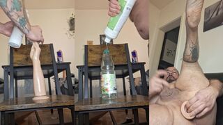Tool1980's solo anal play with dildos & toys will make you cum hard
