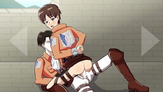 Gamer dudes take turns pounding each other's ass in hot cartoon action