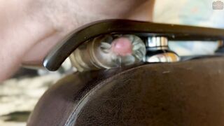 Watch Fap2it's stud Shrieking & Plowing Fleshlight until Wiggling Ejaculation with XXL Popshot