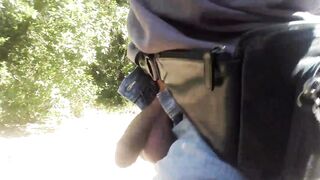 Watch Chinese Fackfuck Francky indulge in naturist forest fun with a pipe and woods path
