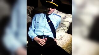 Watch this hot amateur get uniformed police treatment in HD