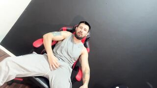 Watch this hot stud tease and humiliate with his muscular body and dirty talk