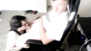 I came in his mouth while he was chowing down on my ass