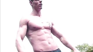Flexing3, the wildest bear in town, goes solo with his hot girlfriend in HD