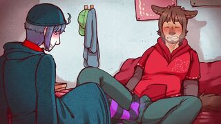 DarkChibiShadow and friends reunite for another time of steamy, kinky sex with anime style animation