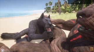 Wild Time Vids: Homosexual furry and minotaur get kinky with large Minotaur