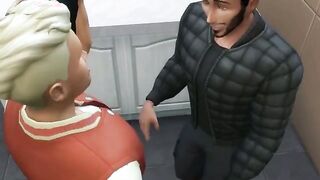 Watch this filthy chatty college guy get his ass drilled in a frat party with Jizz Squirt in the middle