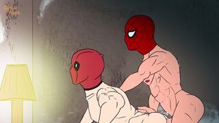 Arieswipe and his pal parody Deadpool's Spider-Man cartoon with anime & hentai action