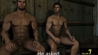 Watch Sir Igord & Apprentice Eliezer in a steamy bathhouse session!