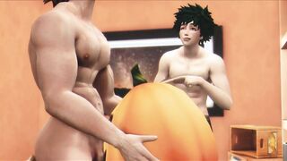 Llama Del Geh's Halloween 2022 parody - Deku, Kacchan, and My Hero Academia - Twink, Boku No Hero,