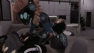 Watch ToasterBottom, the kinky femboy, as he dominates and pleases a tiny wickerbeast with his furry side